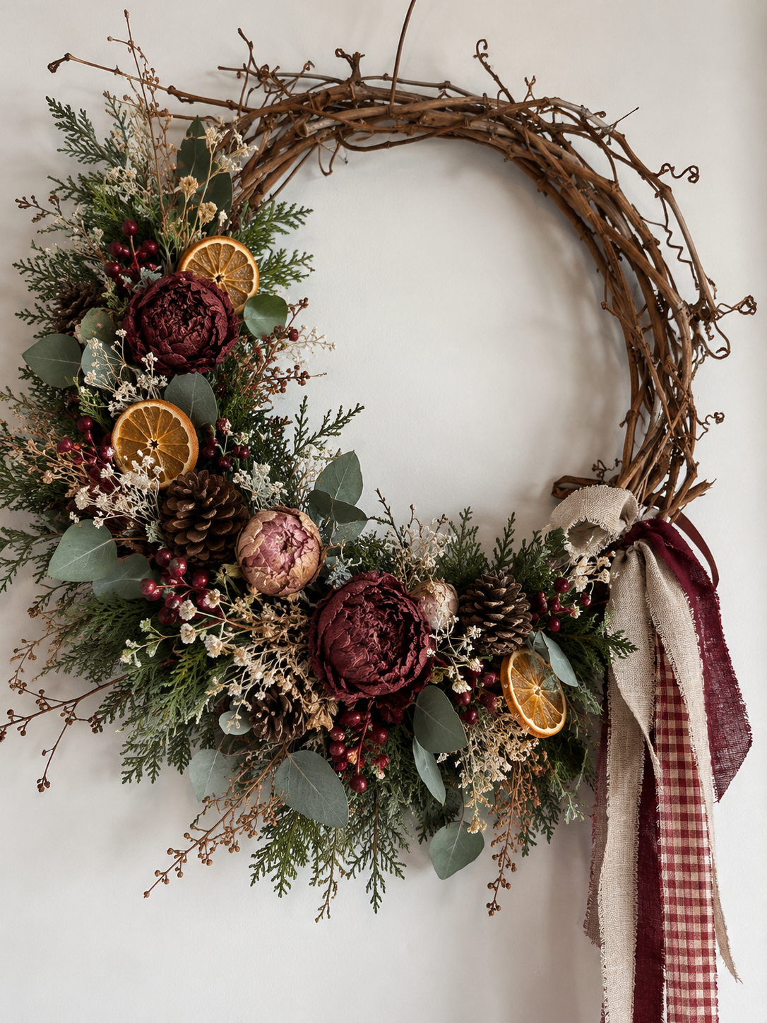 Dried Wreath Xmas Workshop